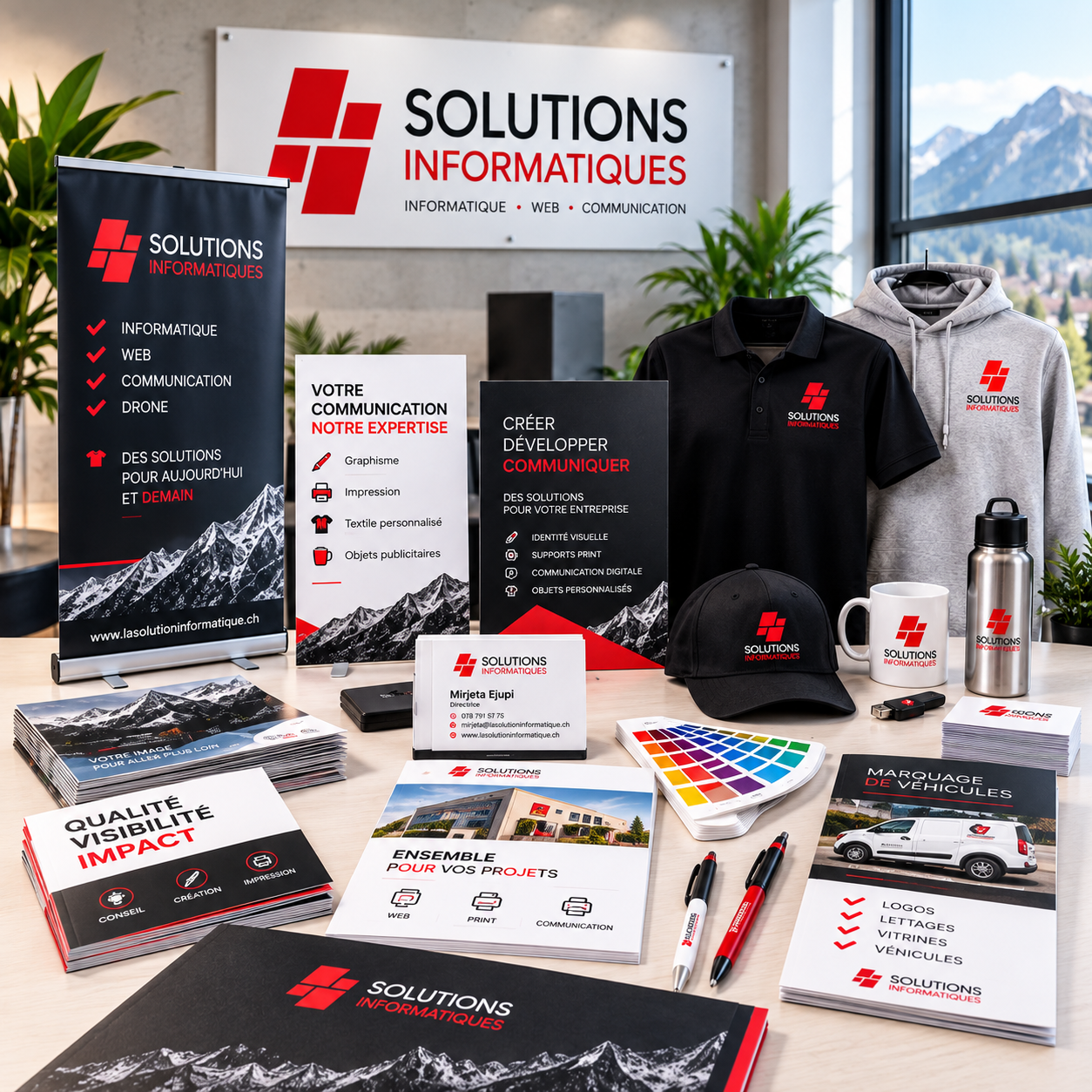 Communication, impression, textile et supports publicitaires - Solutions Informatiques